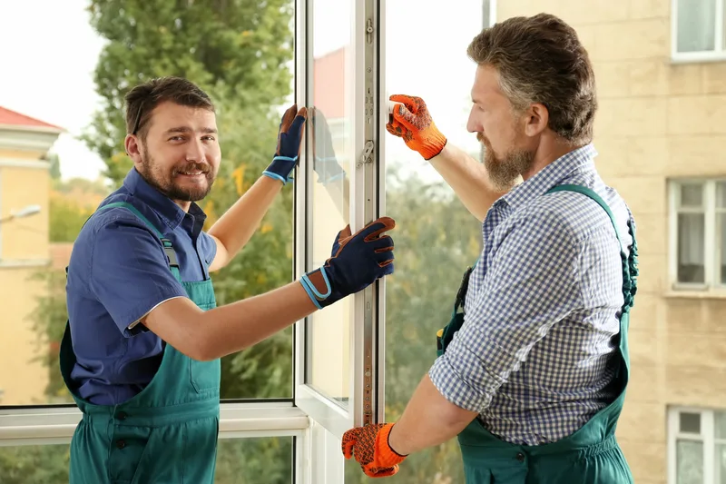 Vitrier professionnel au travail — Vitrier Antony, Antony